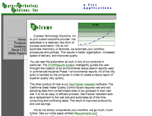 Tablet Screenshot of cypresssolutions.com